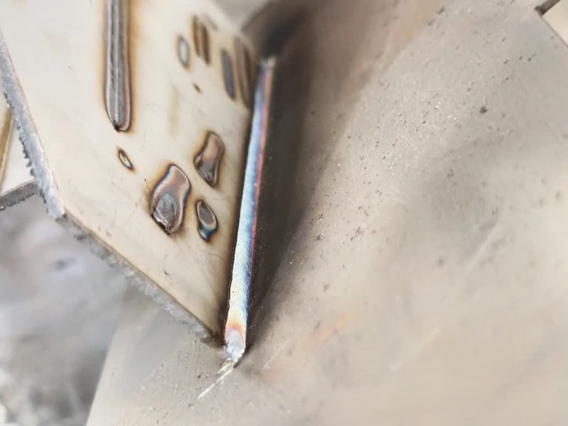 Metal joint shown in our welding demonstration