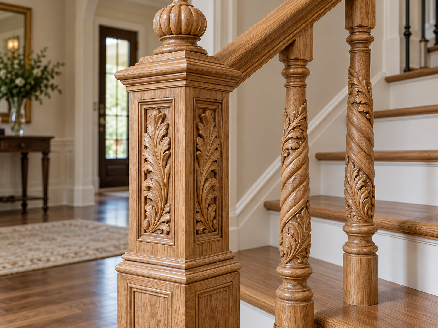 Rotary wood components — illustrative finished-product application