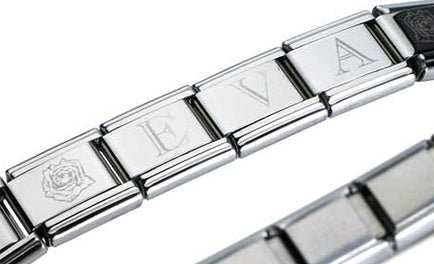 Personalized metal bracelet