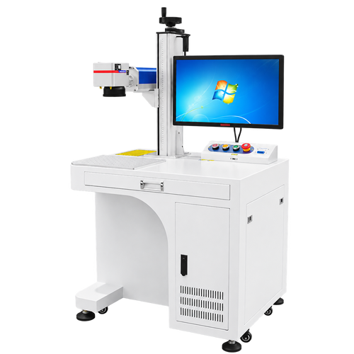 LZ-FM2.5D Fiber Laser Relief Marking Machine — source photograph with background removed