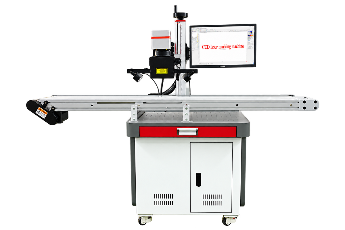 LZ-UV CCD Vision Conveyor UV Laser Marking Machine — source photograph with background removed