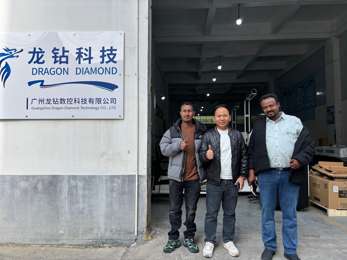 Ethiopian customers visiting the Guangzhou factory