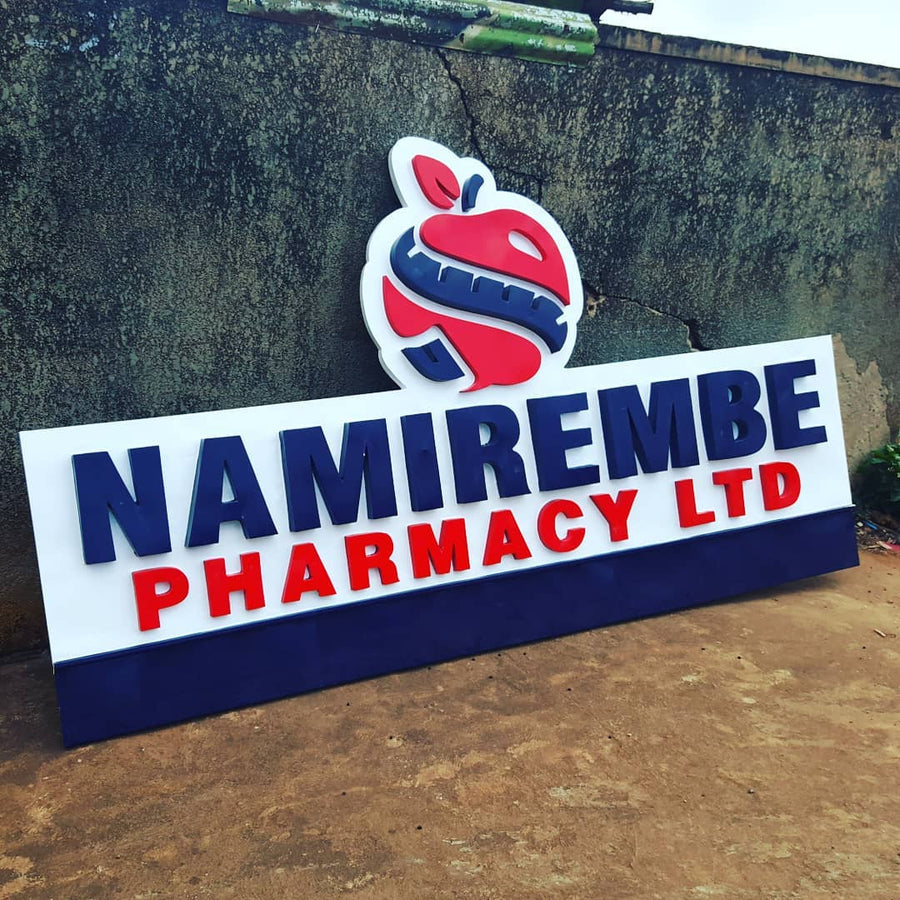 Namirembe Pharmacy sign