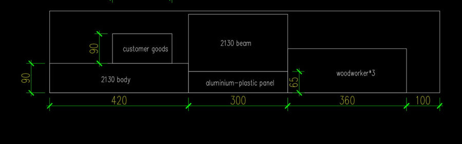 Container loading layout drawing