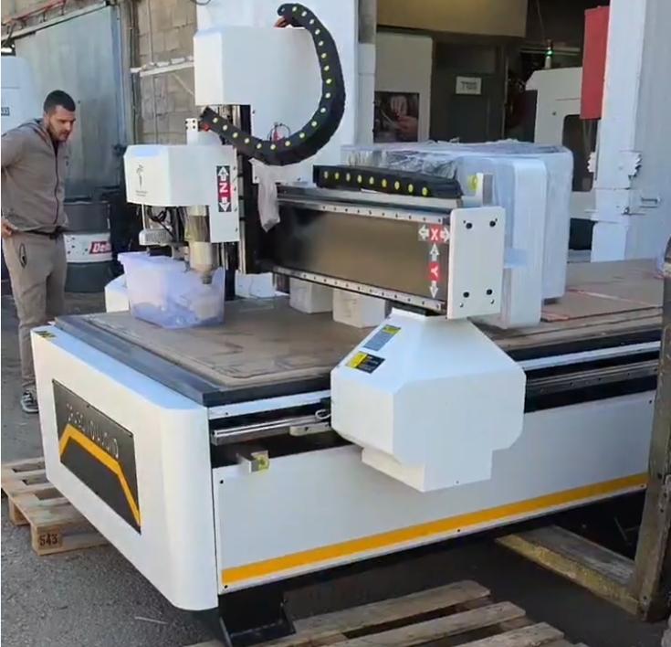 CNC router at the customer workshop