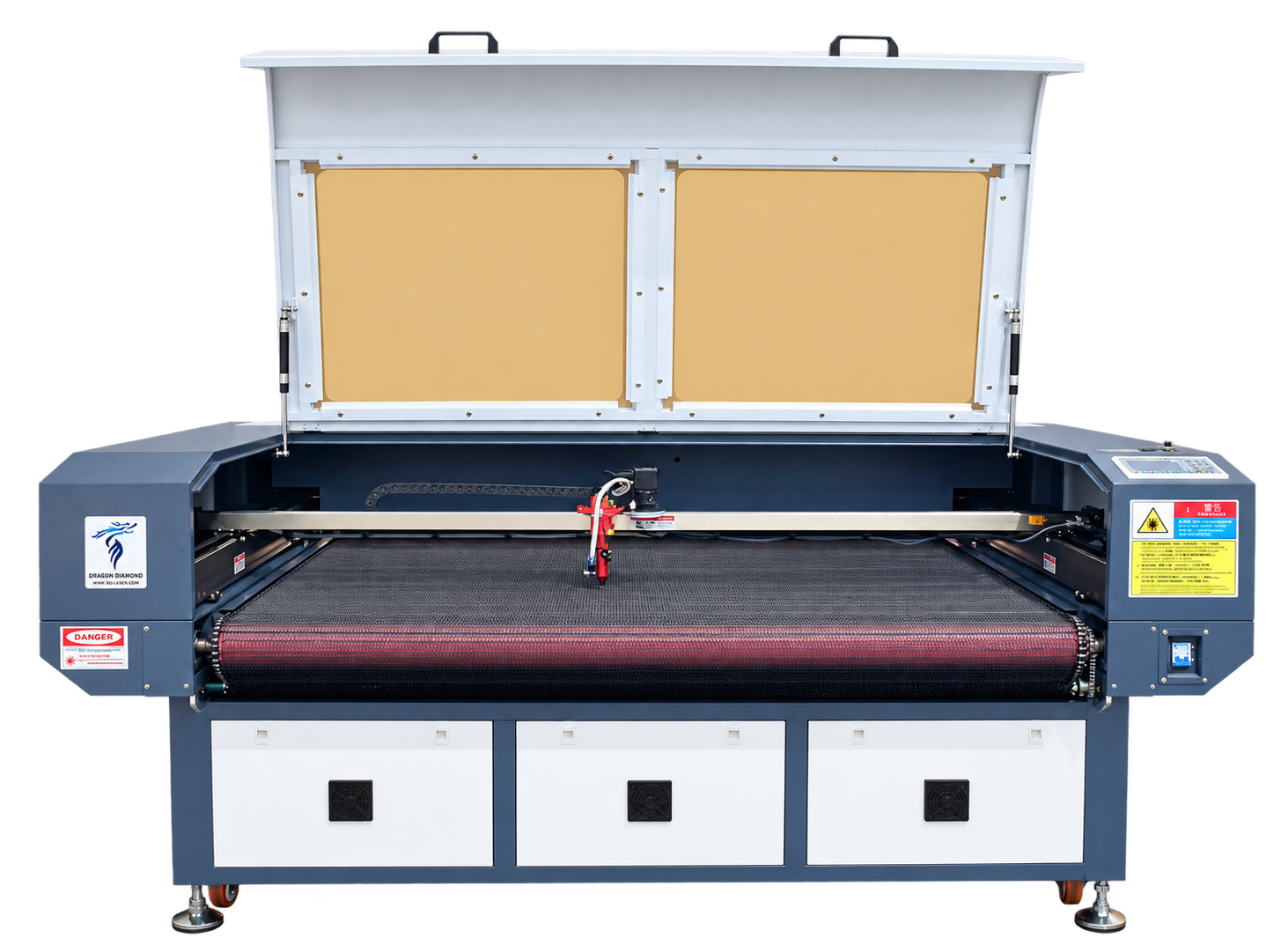 LZ-1610L — Machine photograph for configuration reference. Accessories shown are supplied only as specified in the agreed quotation.