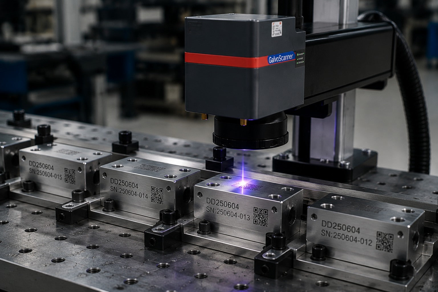 Laser Marking production evidence