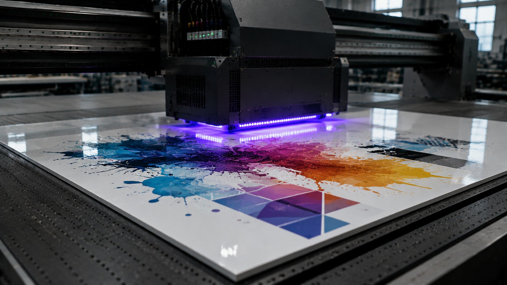 UV Flatbed Printing production evidence
